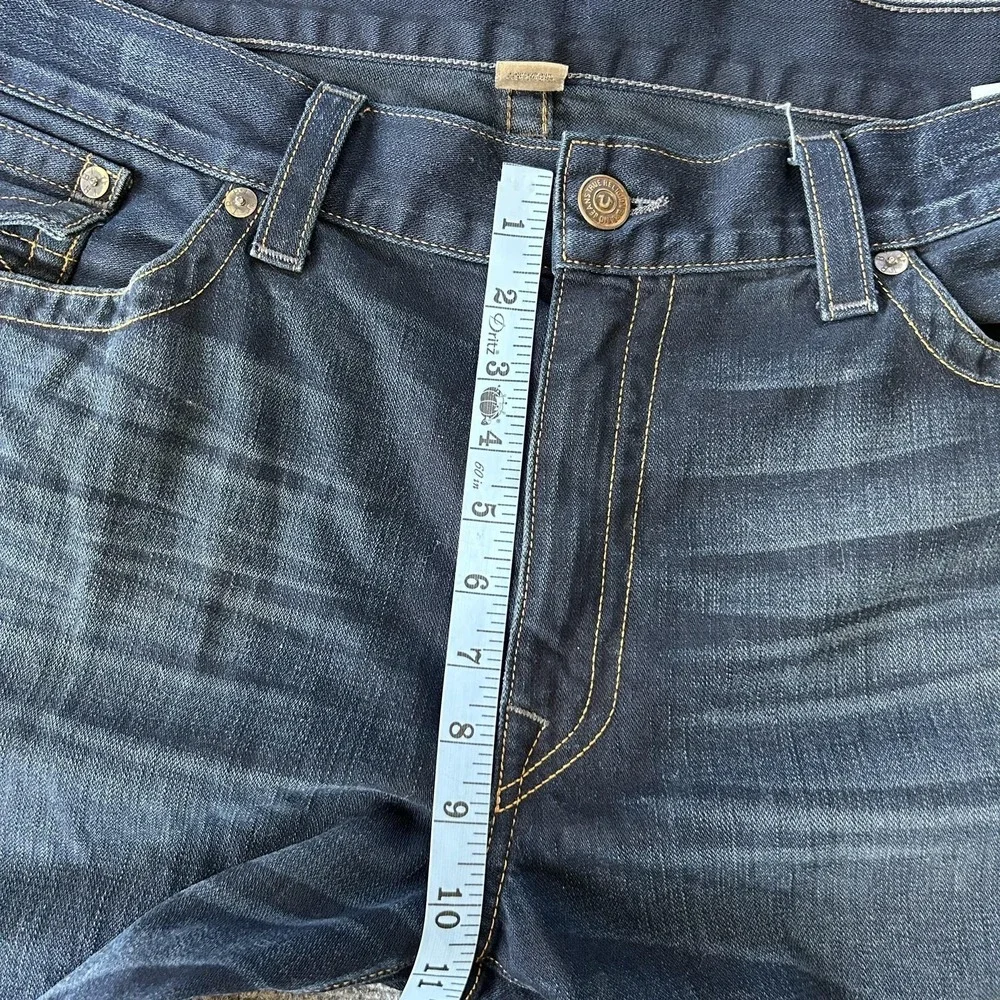 True Religion Billy Relaxed Bootcut‎ Jeans Mens 44x34 Blue Dark Wash Denim